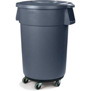 ROUND BIN WITH DOLLY & LID 75 LITRES
