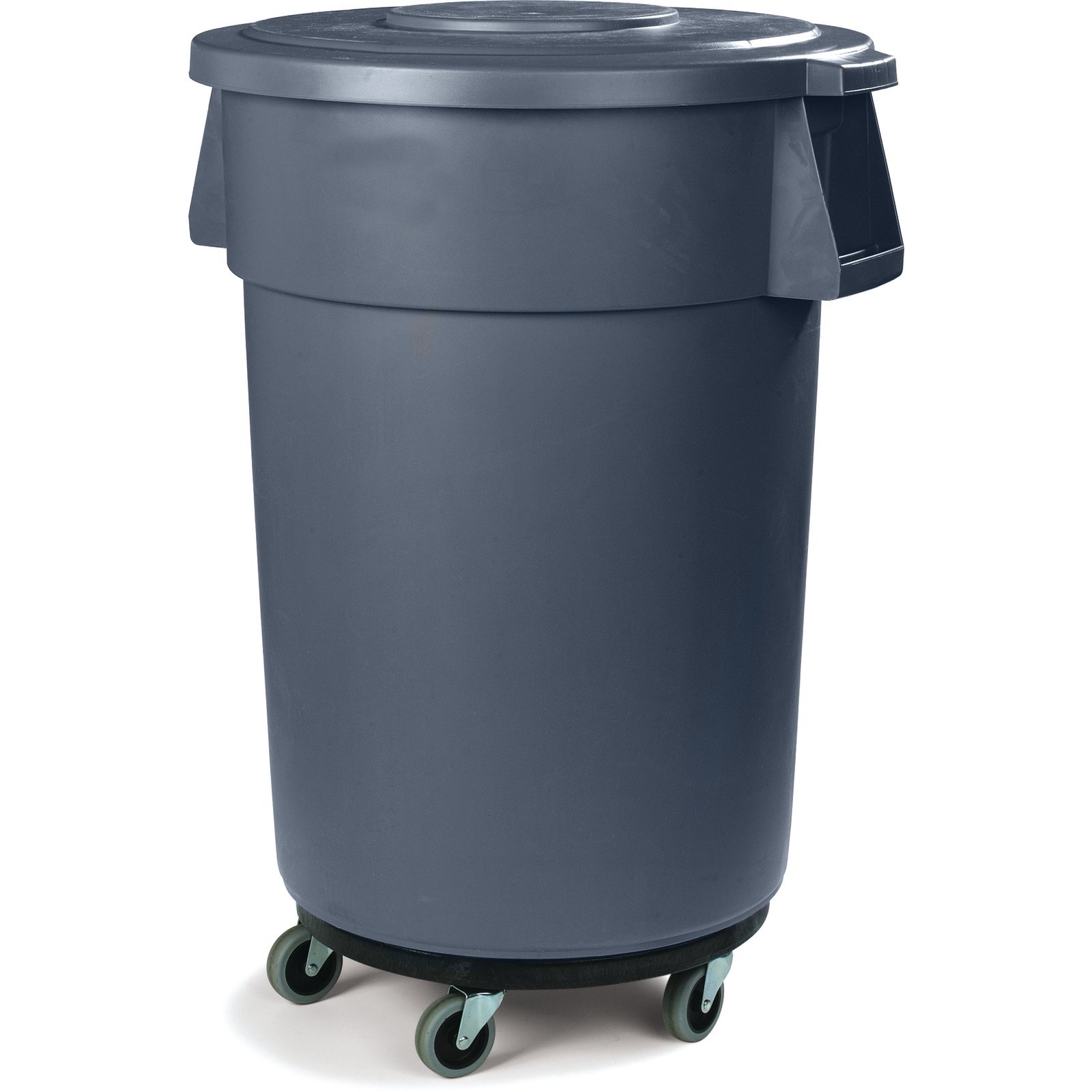 ROUND BIN WITH DOLLY & LID 75 LITRES