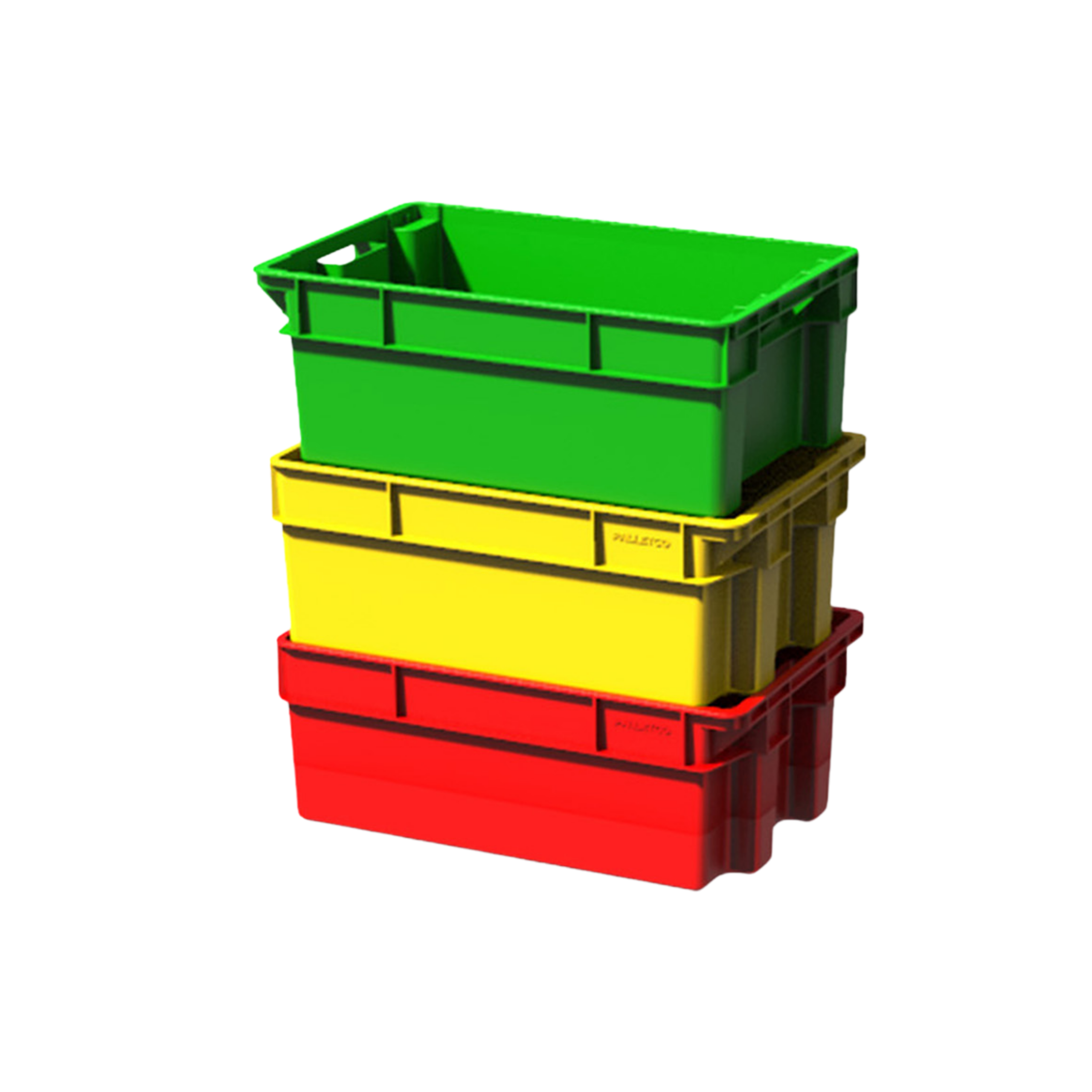 Closed Plastic Crate 585x385x210mm UAE | NextBridge