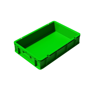 Closed Plastic Crate 600x400x120mm UAE