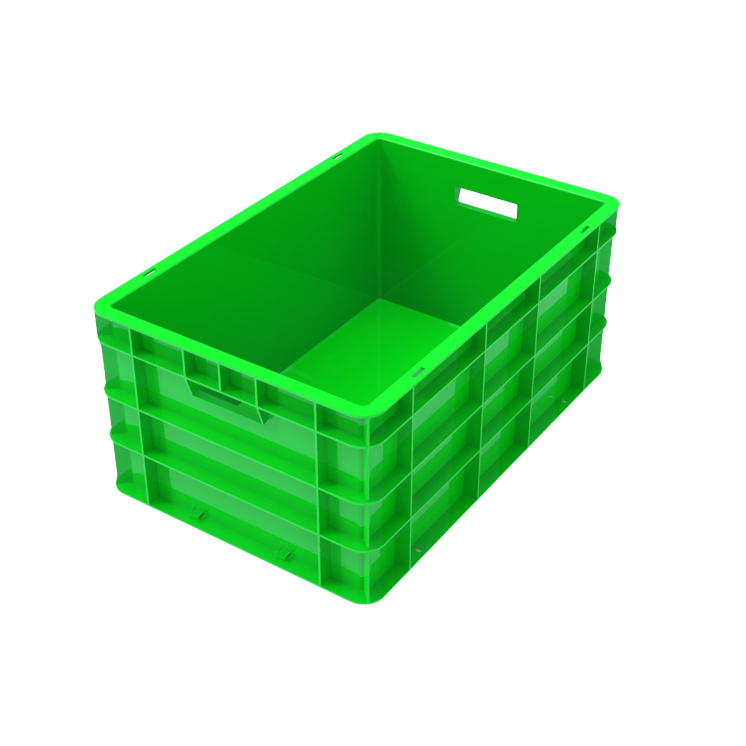 Closed Plastic Crate 600x400x220mm UAE | NextBridge - Image 2