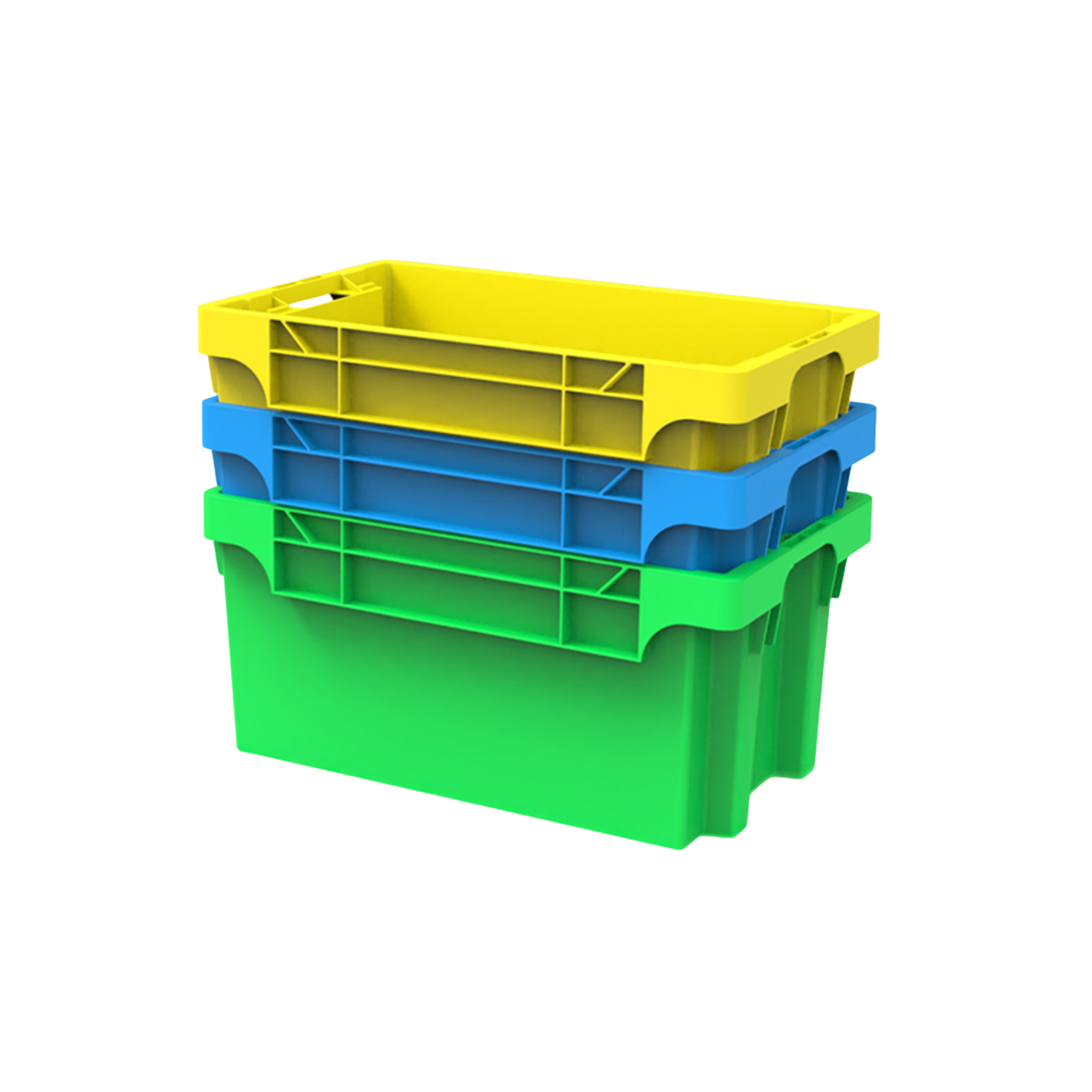 Closed Plastic Crate 630x380x297mm UAE | NextBridge - Image 3