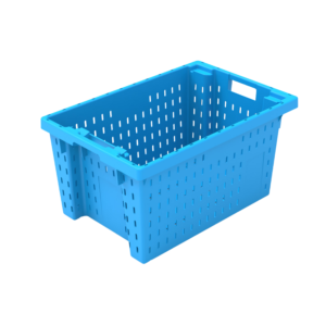 Ventilated Plastic Crate 595x395x300mm UAE | NextBridge
