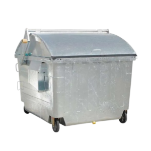 4.5 CBM Metal Waste Bin with Dome Lid UAE | NextBridge