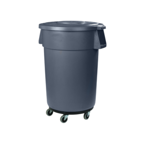 Round Bin with Dolly & Lid 125 Litres UAE