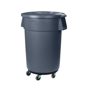 Round Bin with Dolly & Lid 75 Litres UAE