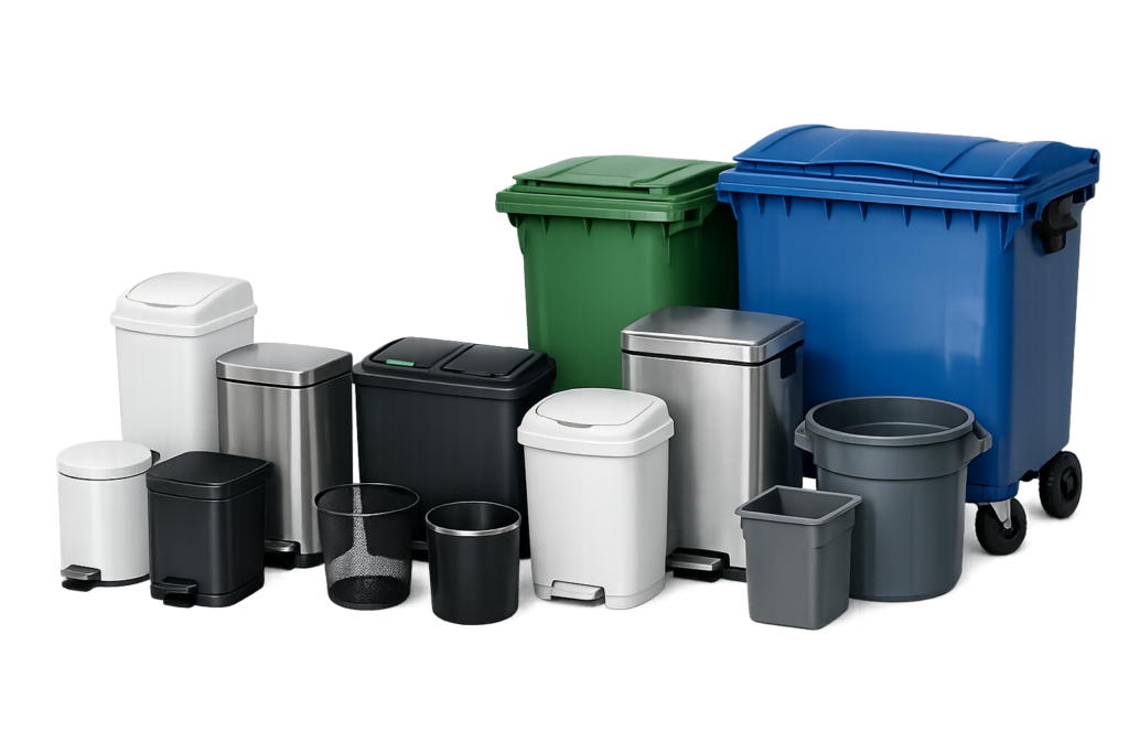 Pedal & Standard Waste Bins in the UAE — 30L to 360L for Every Space