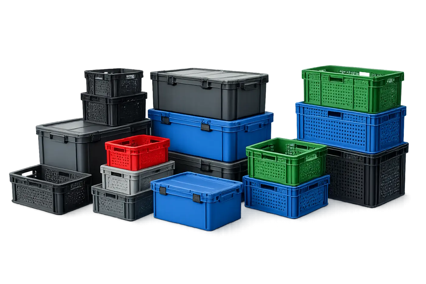 NextBridge plastic crates