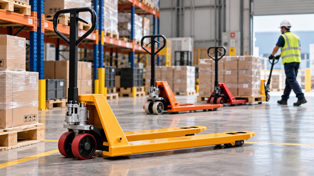 **How to Choose a Hand Pallet Truck for Your Warehouse - NextBridge UAE**