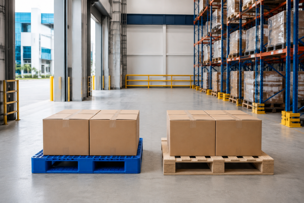 Plastic vs. Wooden Pallets in UAE Warehouse